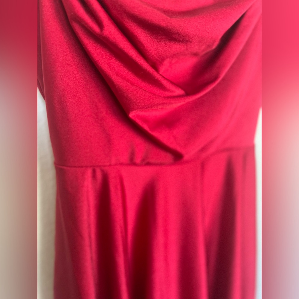 Mini Red Dress - Picture 3 of 5